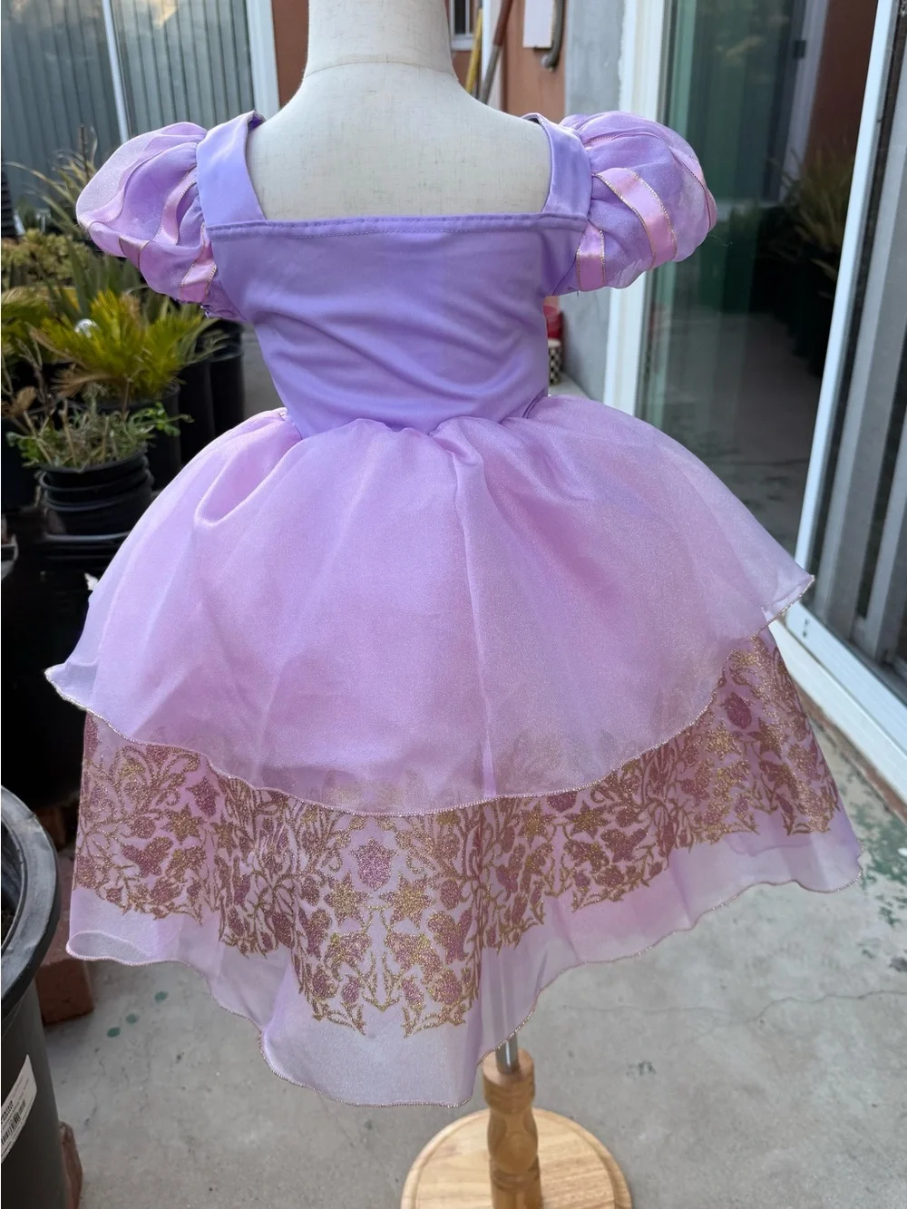 Rapunel Princess Dress-Up Costume for Kids - Picture 4 of 7